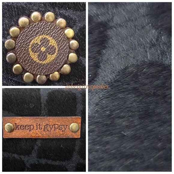 KEEP IT GYPSY Leather LV Accent Wristlet Purse - Picture 5 of 9